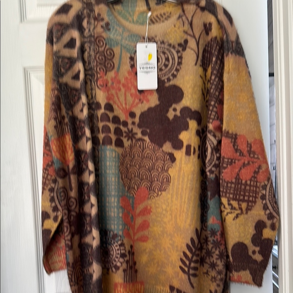 Desigual Multicolor Patterned Sweater